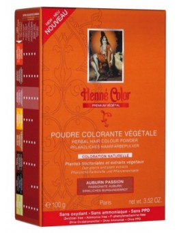Poudre colorante végétale Henné Color Premium - Auburn passion